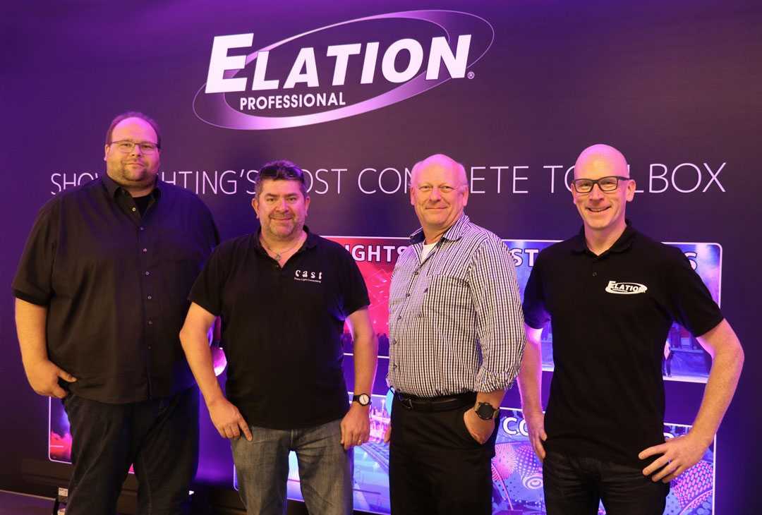 Marc Librecht (Elation), Thomas Gottschlich (Cast), Alain Suard (Cast) and Alistair Smyth (Elation) Marc Librecht (Elation), Thomas Gottschlich (Cast), Alain Suard (Cast) and Alistair Smyth (Elation)