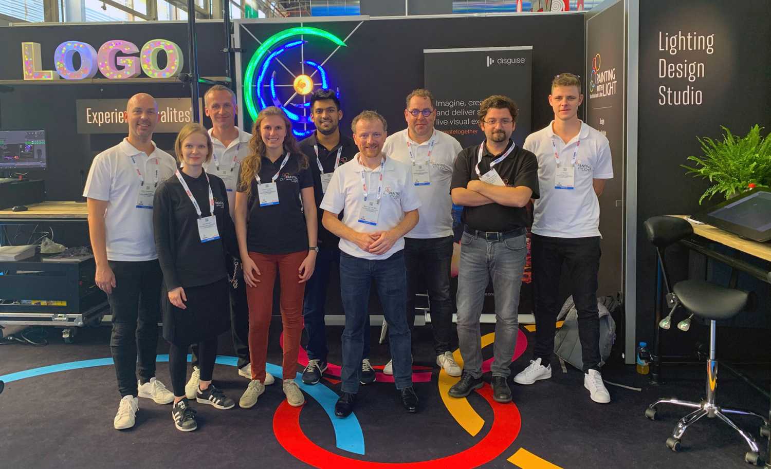 The Painting with Light team at IAAPA EAS last week: Davy Vandenreyt, Iiris Rousku, Peter Van den Bosch, Céline Cuypers, Ashwin Coelho, Marc Van der Wel, Luc Peumans, Orkün Gumustekin and Jo Segers The Painting with Light team at IAAPA EAS last week: Davy Vandenreyt, Iiris Rousku, Peter Van den Bosch, Céline Cuypers, Ashwin Coelho, Marc Van der Wel, Luc Peumans, Orkün Gumustekin and Jo Segers