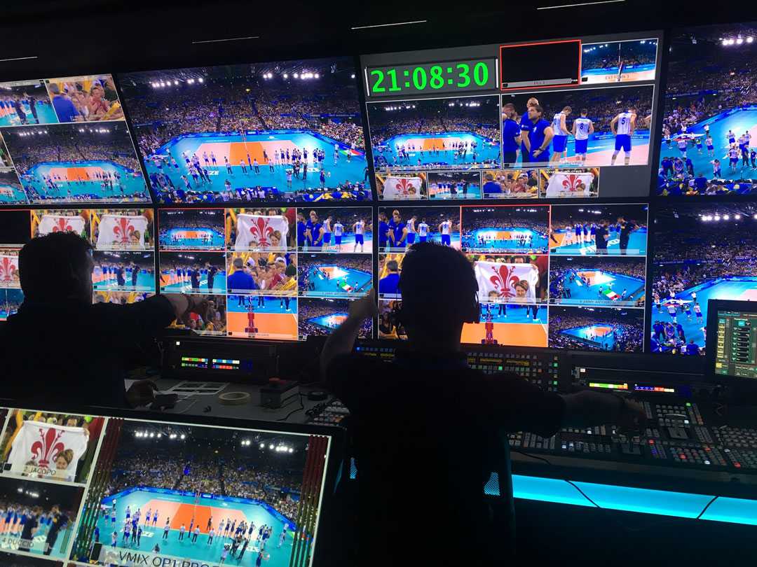 Global Production deployed its OB-8 truck to cover the tournament Global Production deployed its OB-8 truck to cover the tournament