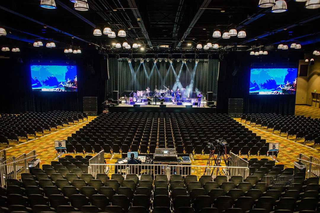 The 1,750-seat concert and performance venue The 1,750-seat concert and performance venue