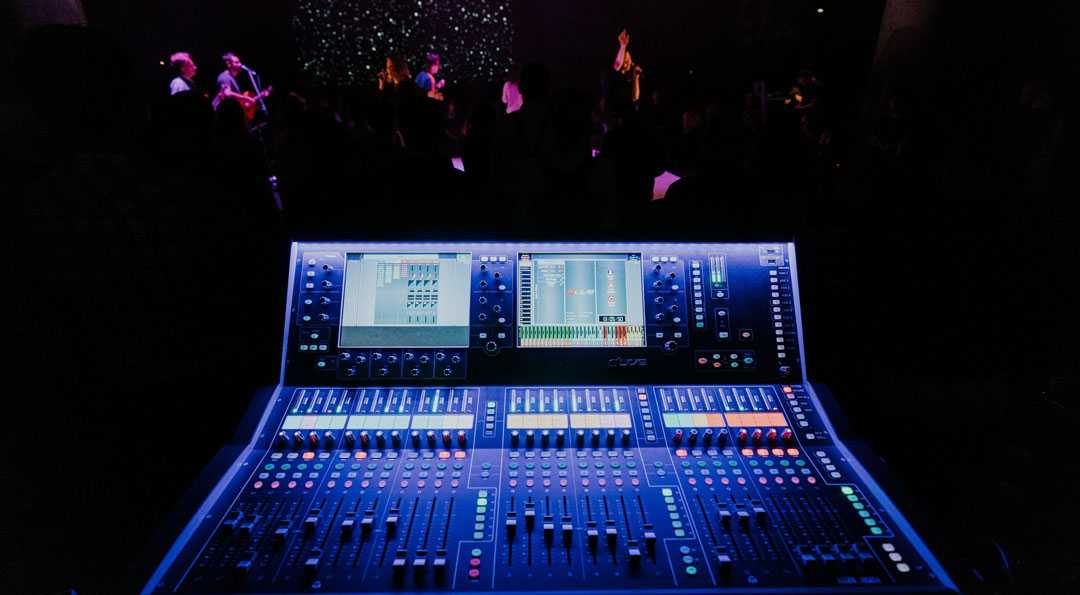 ICF’s audio system features a dLive S5000 ICF’s audio system features a dLive S5000