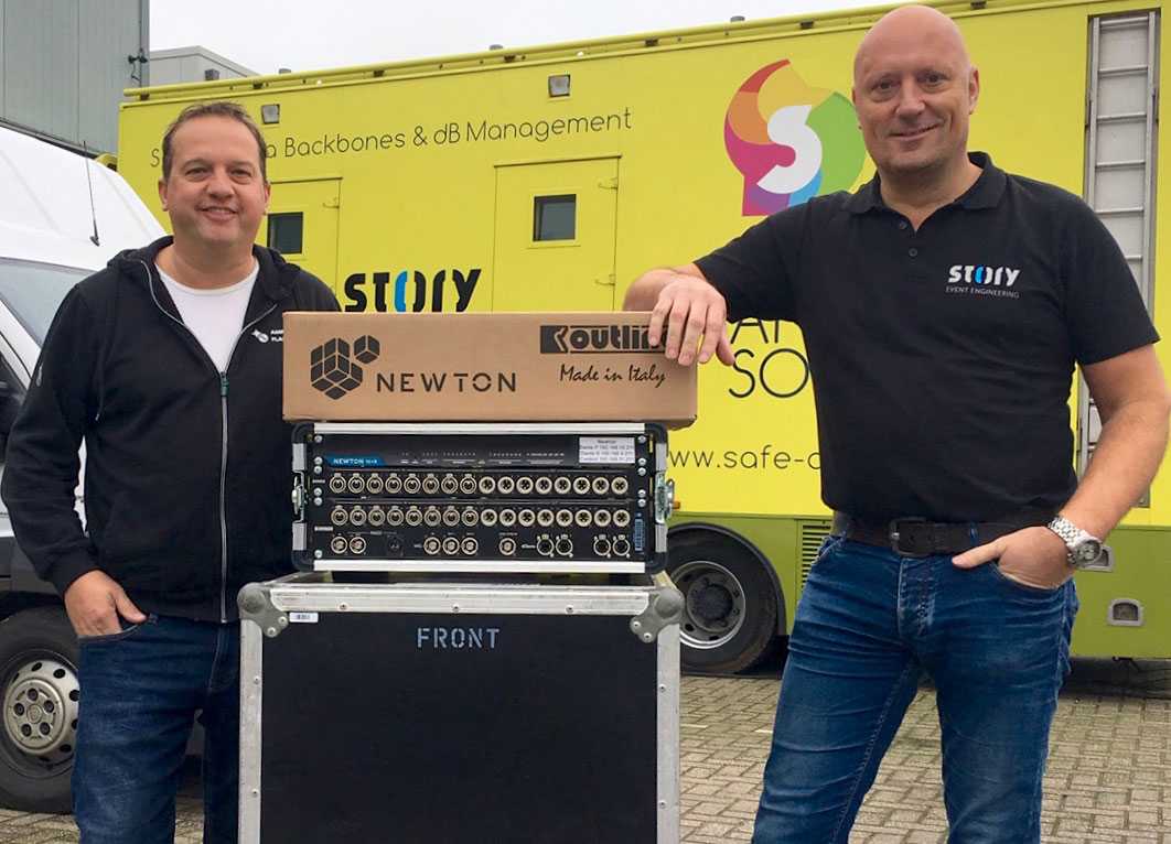 Martin van Kouwen (Ampco Flashlight Sales) and Michael Story Martin van Kouwen (Ampco Flashlight Sales) and Michael Story