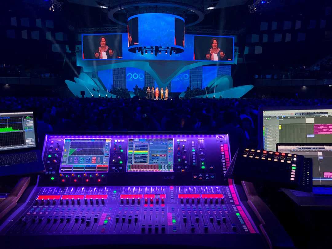 dLive at FOH for Erste Group’s 200th anniversary event