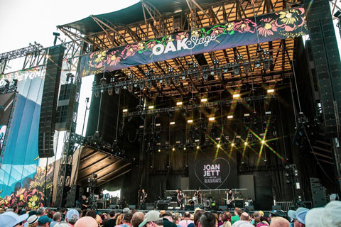 Joan Jett and the Blackhearts play the Bourbon & Beyond’s Oak Stage (photo: Steve Thrasher)