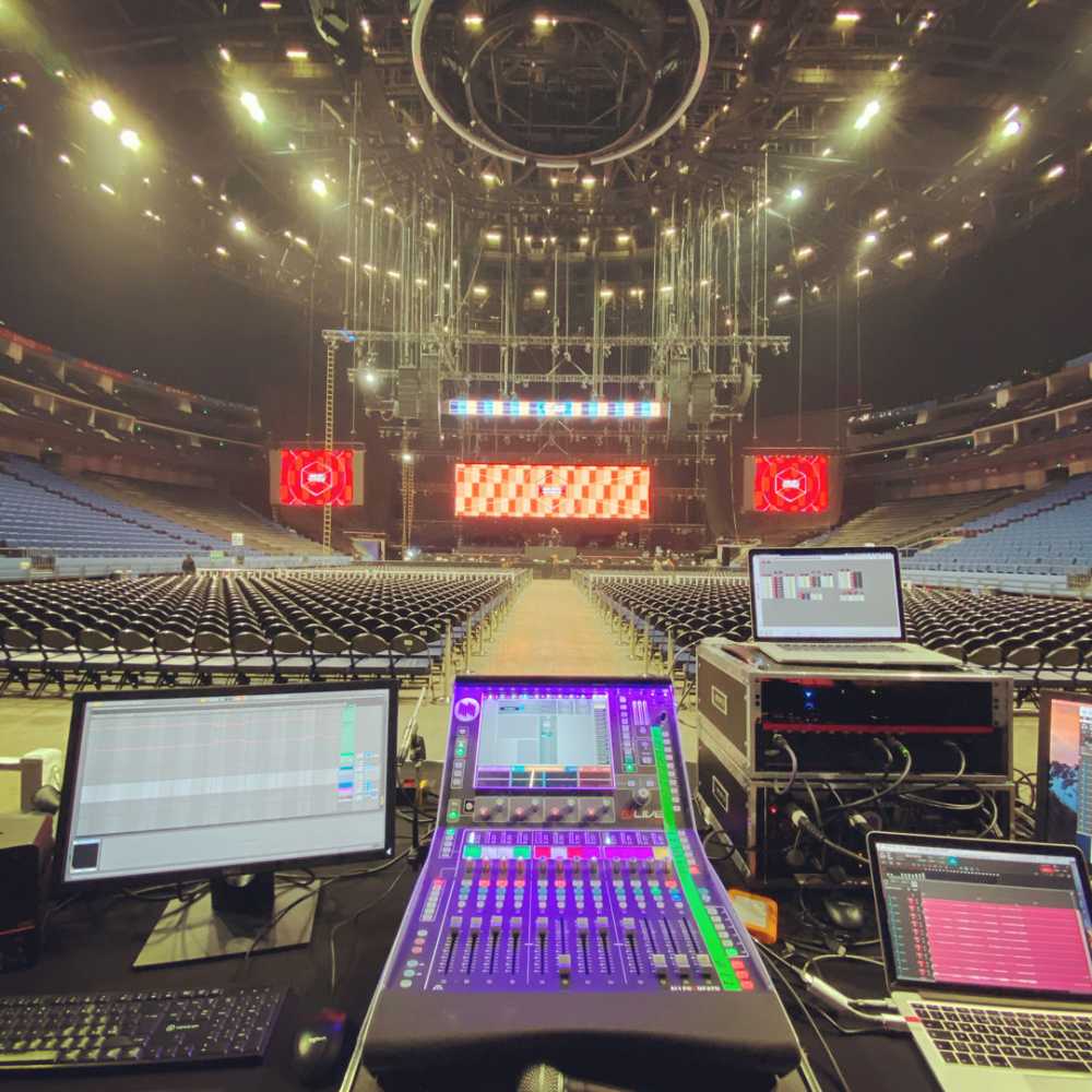 The dLive C1500 at FOH in Shanghai