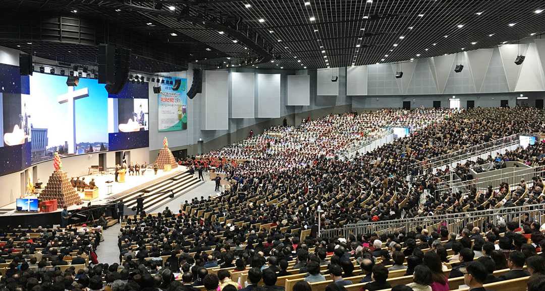 The church has built a new sanctuary with a seating capacity of 6,000