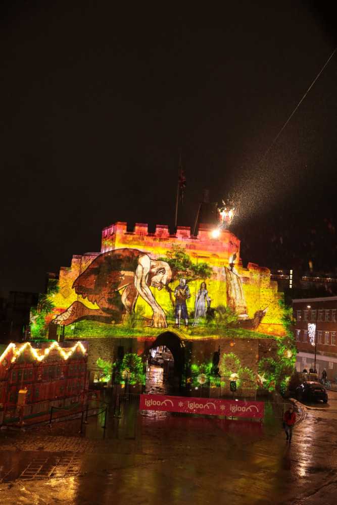 Displayed on the iconic Grade I listed Bargate medieval gatehouse, the projection show told stories of Southampton’s past, present and future