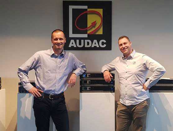Audac’s Michal Zeman and Bart Vandermot Audac’s Michal Zeman and Bart Vandermot