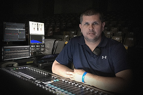 Gabisom Brazil head sound engineer Eder Moura