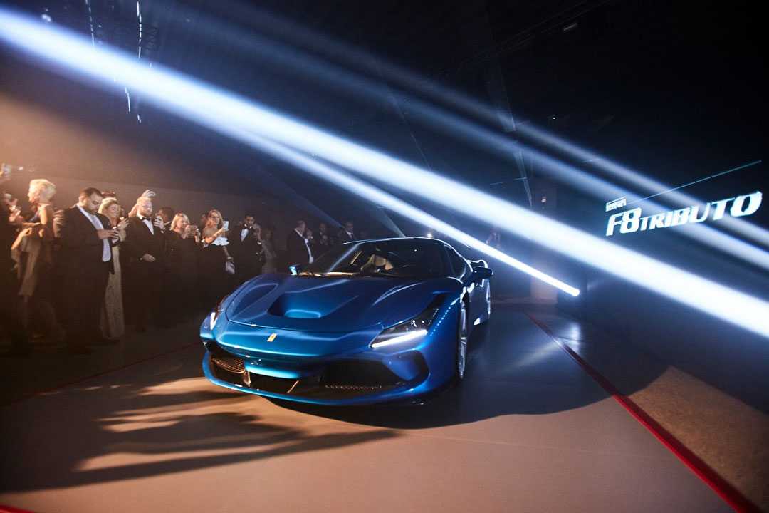 The unveiling of the Ferrari F8 Tributo The unveiling of the Ferrari F8 Tributo