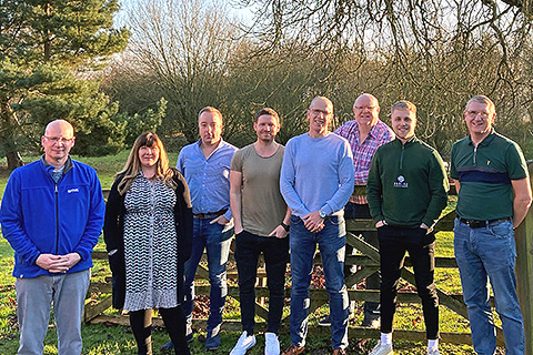 The teams from CUK and Tukans - Andrew Popely, Yvonne Womersley, Stuart Thomson, Andrew Meredith, Simon Druce, David Thomson, Sam Emmott and Dave Robinson