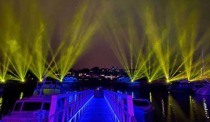 The Plymouth Illuminate 2019 lightshow was a resounding success