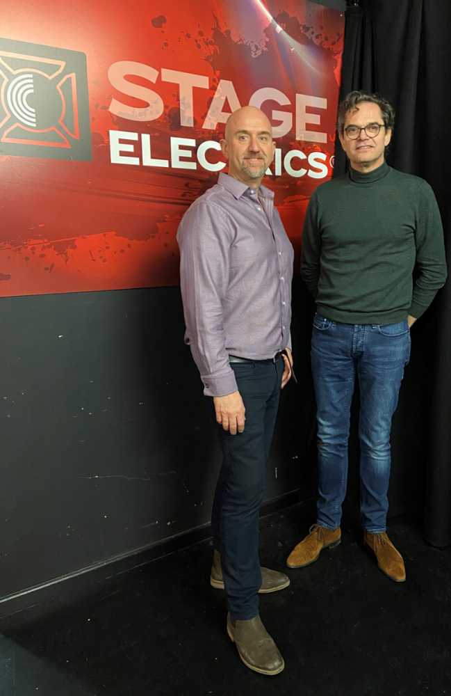 Prolyte CEO Fons van Teijn signed the deal with Stage Electrics operations director Adam Blaxill Prolyte CEO Fons van Teijn signed the deal with Stage Electrics operations director Adam Blaxill