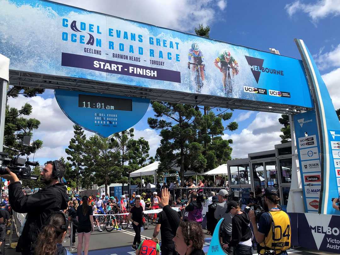 The Geelong start line