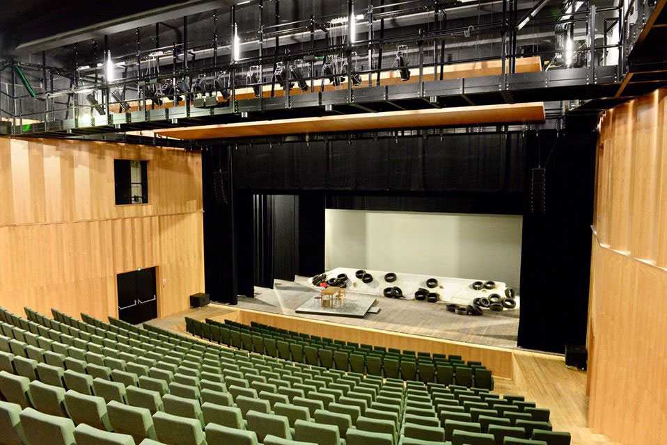 The recently opened Leietheater in Deinze town centre The recently opened Leietheater in Deinze town centre