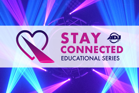 Each ADJ Stay Connected session will be broadcast live on Facebook