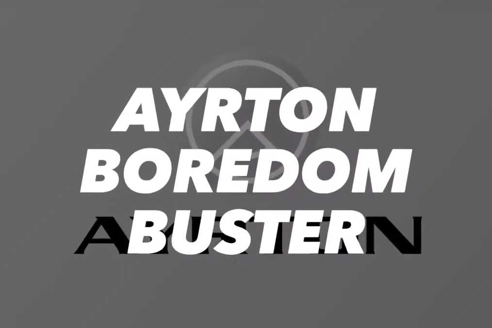 Ayrton: ‘Show us what you can do’ Ayrton: ‘Show us what you can do’