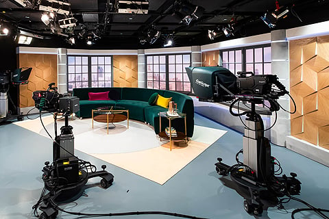 The Financial Times TV studio in London