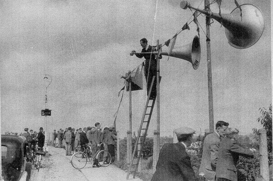Reginald Jones provided public address systems for the VE Day celebrations in London in May 1945 Reginald Jones provided public address systems for the VE Day celebrations in London in May 1945