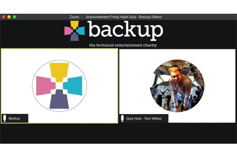 Quiz Master Tom Wilkes will be hosting a quiz in aid of Backup on Friday 15th May 2020 at 8pm, via Zoom