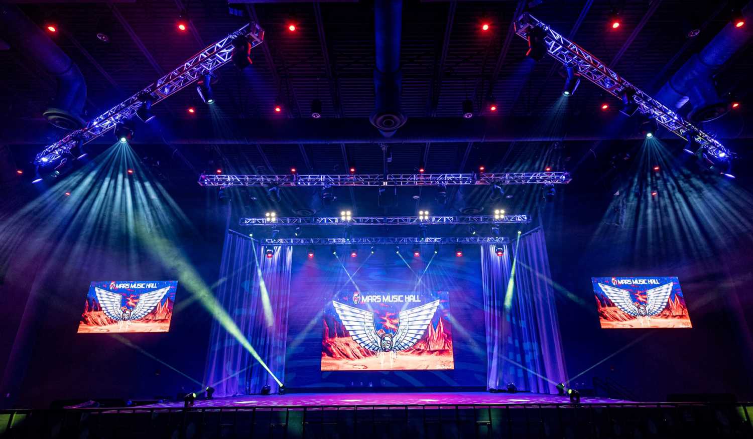 Mars Music Hall debuted its Elation Professional lighting rig in early January