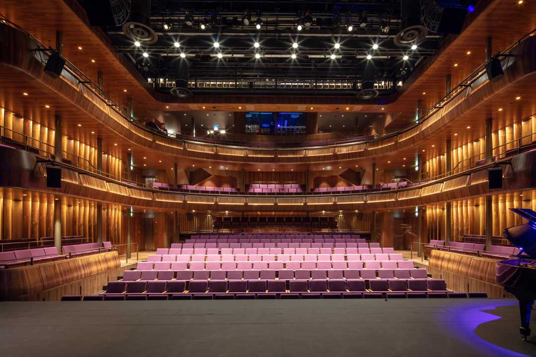 The refurbished Linbury Theatre