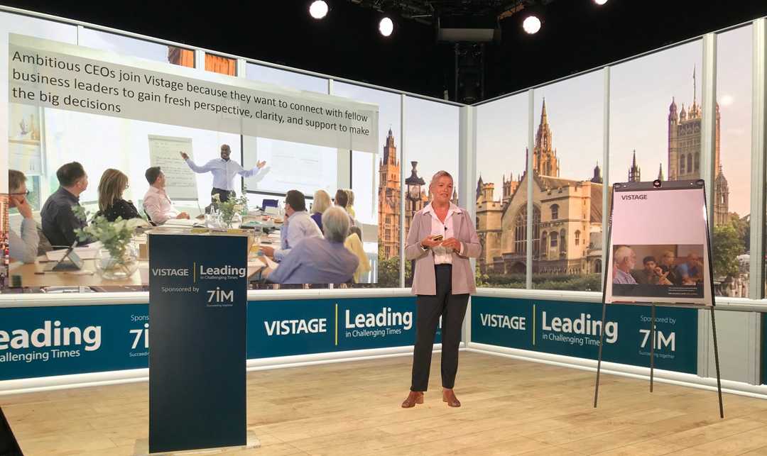 Sally Wells, Vistage chair for London