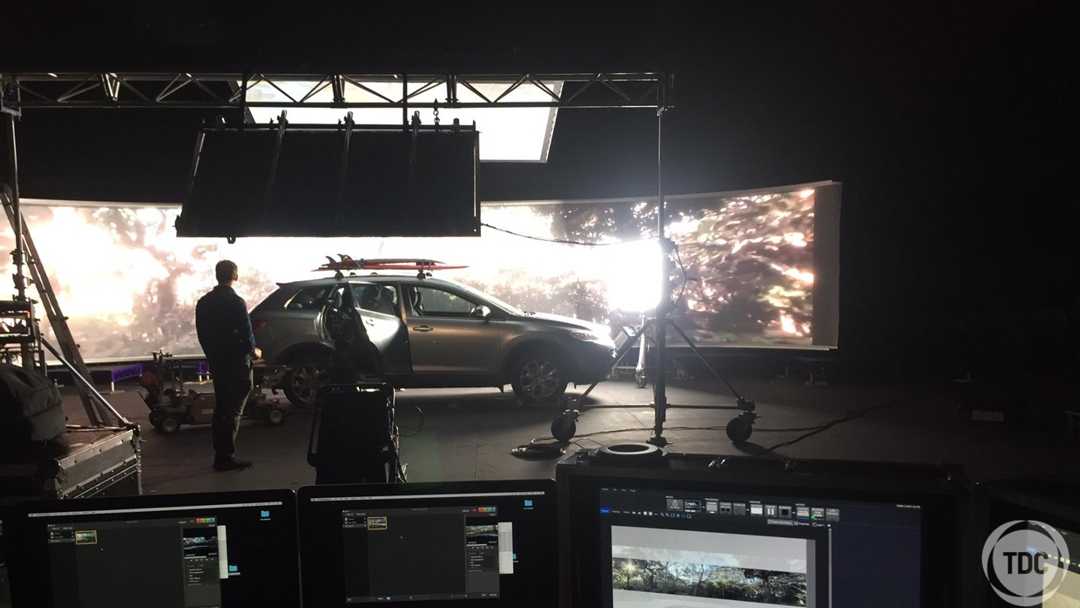 This was the first time a virtual LED background was used in Australia to replace a traditional green screen on set