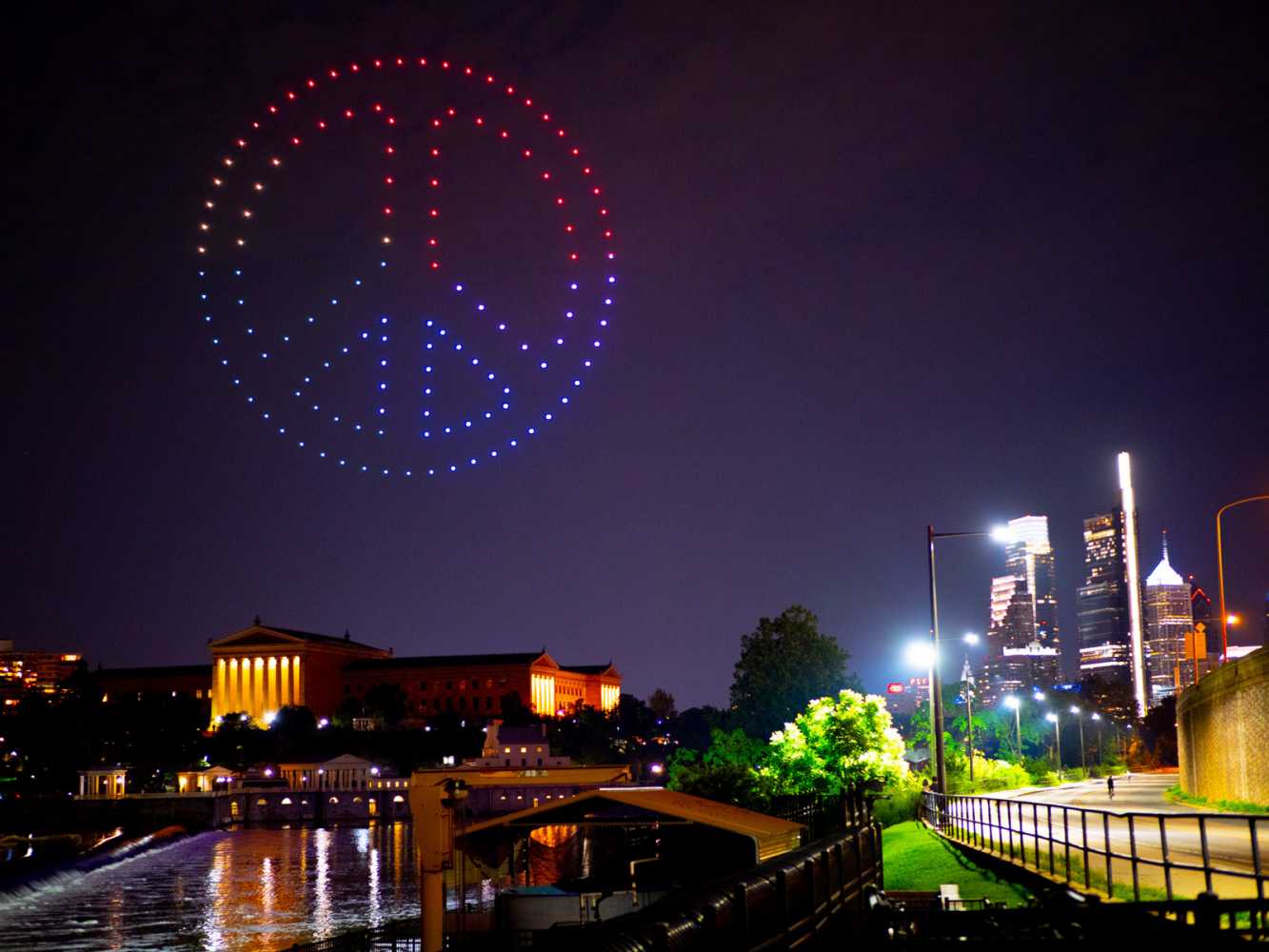 Verge Aero put Rocky into the sky above the Philadelphia Museum of Art