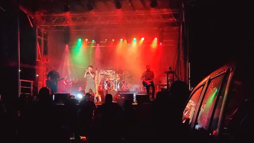 The Andy Davis Band at the Evergreen Drive-In (photo: Krystal Ritenour)