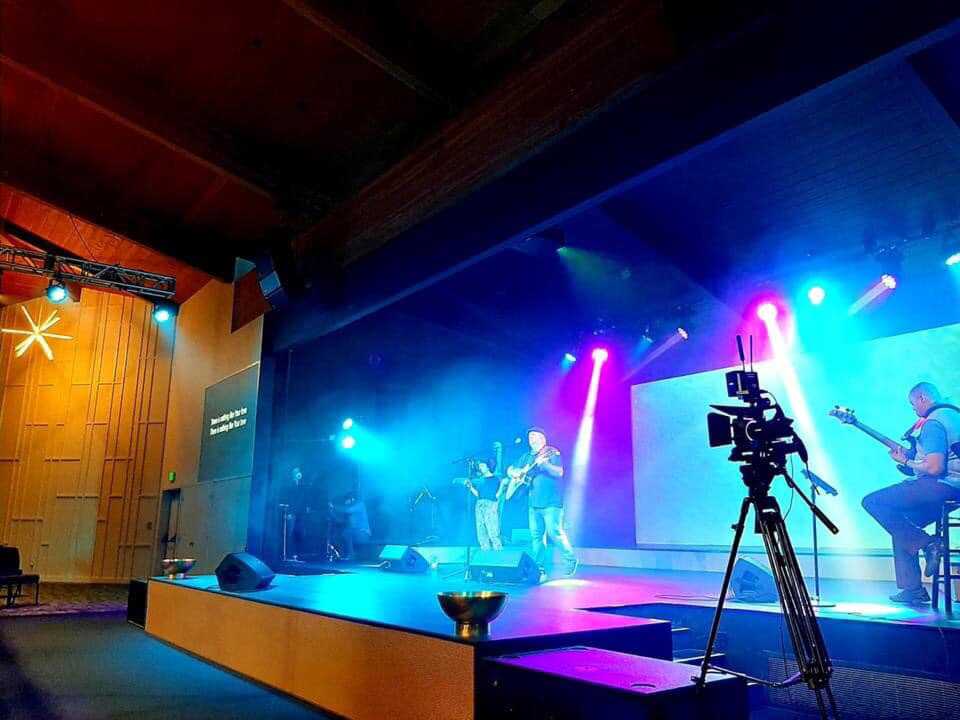 The Seattle Revival Centre features over 45 Chauvet Professional LED fixtures