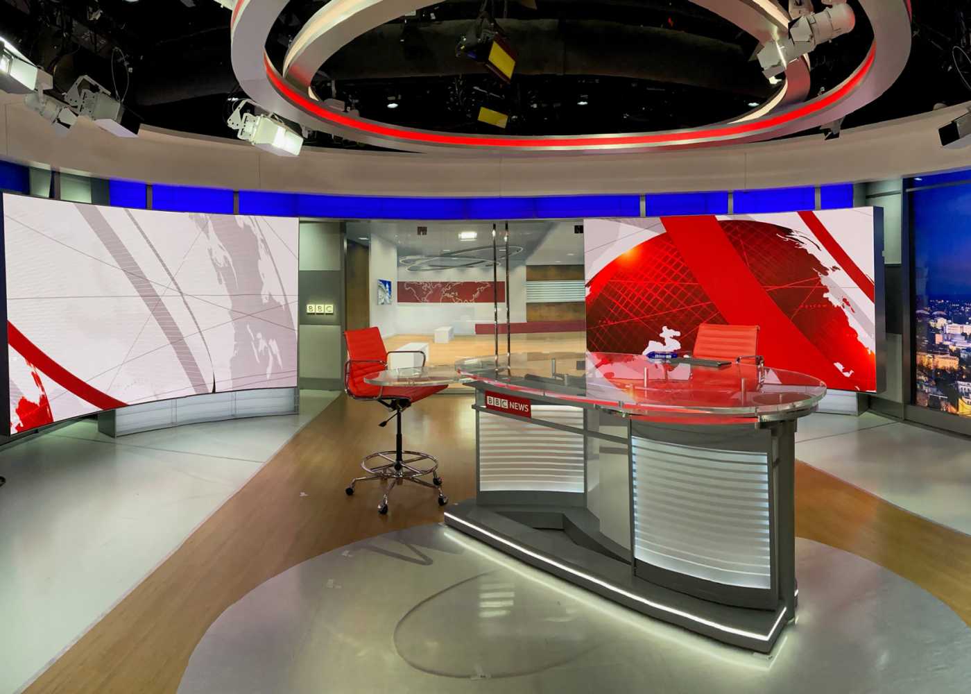 BBC News America was able to host its first live broadcast in August (photo: Matt Gordon) BBC News America was able to host its first live broadcast in August (photo: Matt Gordon)