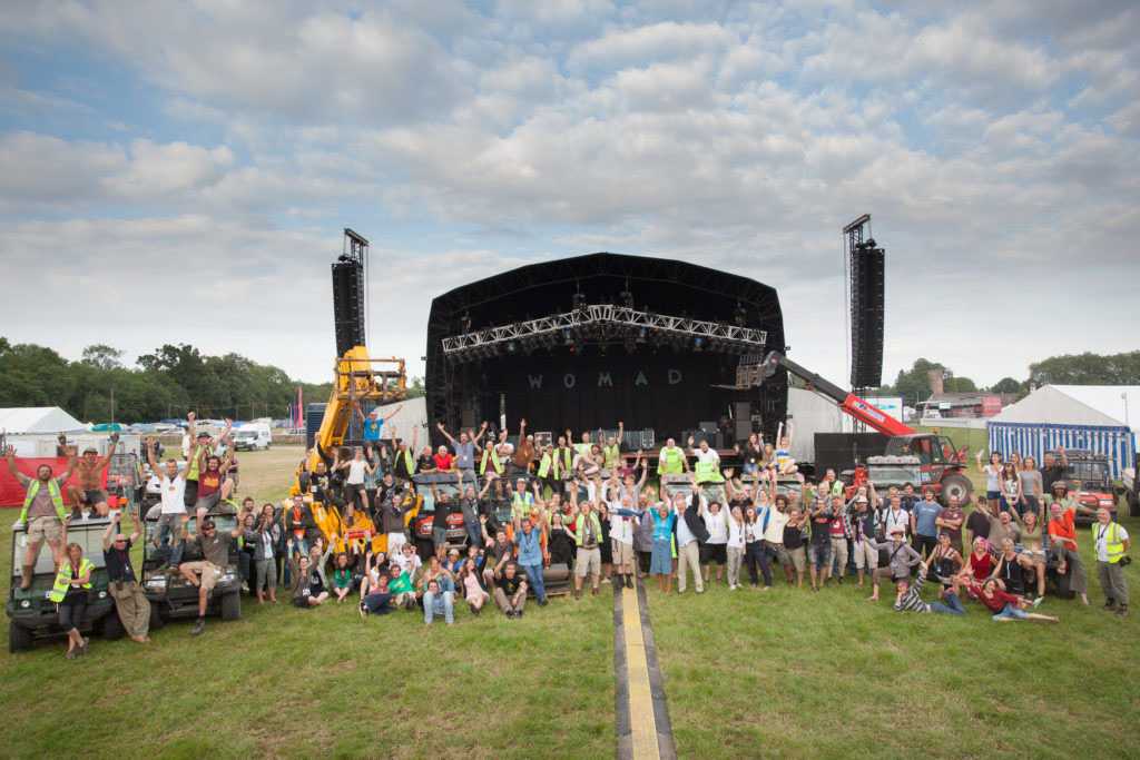 The WOMAD site crew at Charlton Park I Photo: Archive