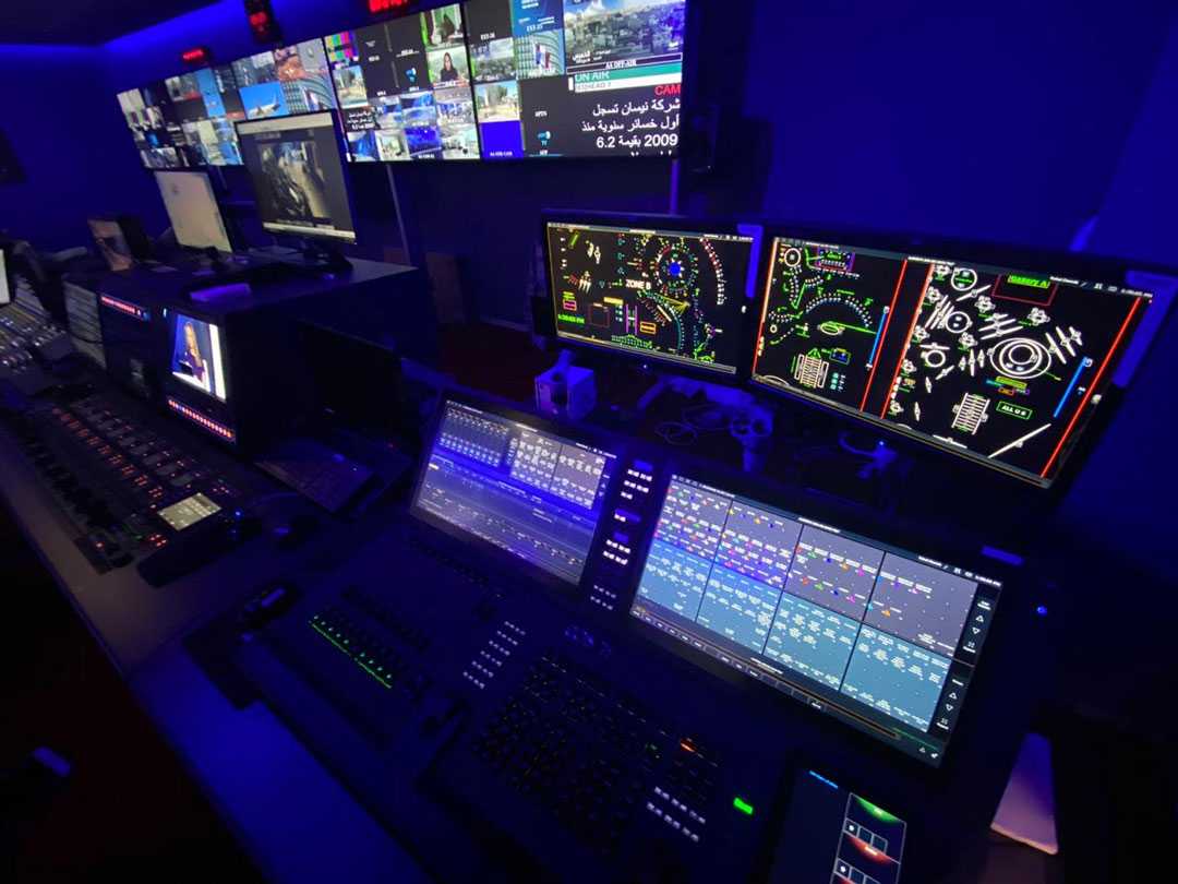 The Dubai studios had the full ETC lighting equipment installed in just three weeks