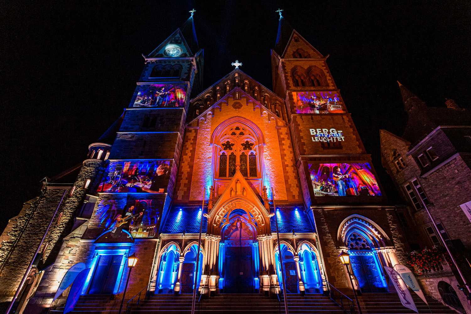 The finale at St. Peter’s church in Heppenheim was a favourite installation