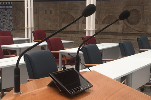 A Shure Microflex Complete Wireless (MXCW) system was the preferred choice