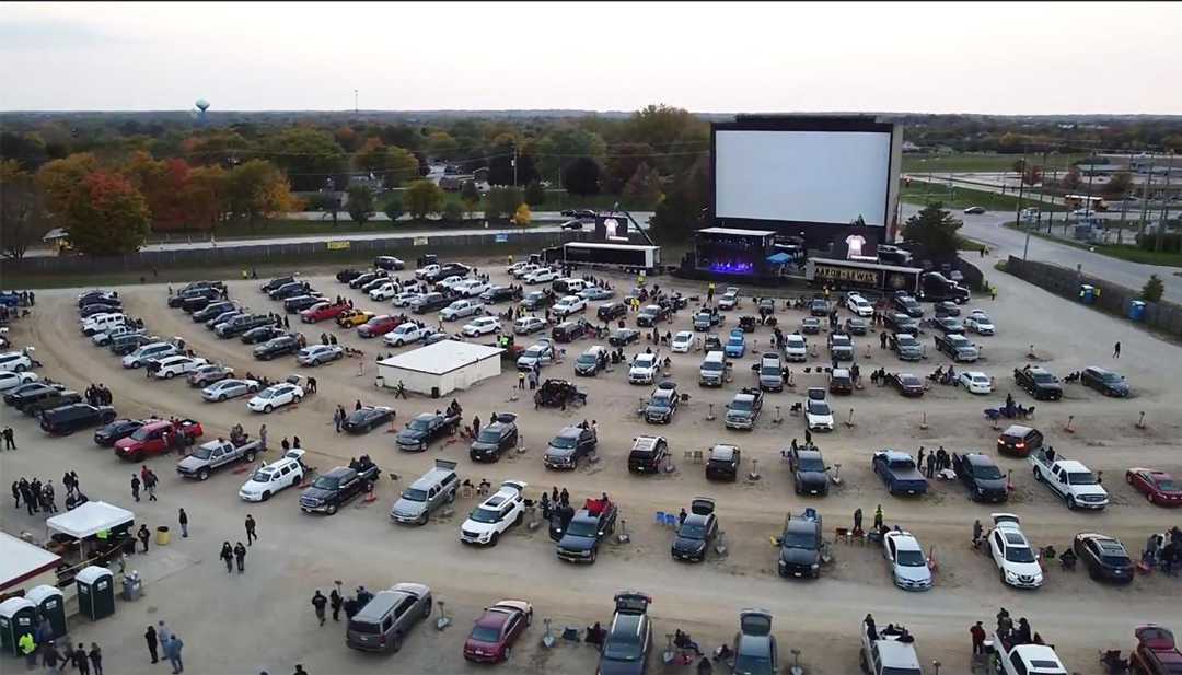 View from above - The American Drive-In Tour