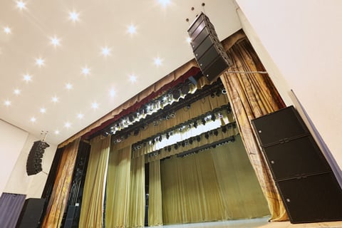 The newly-equipped theatre hosts a wide variety of productions