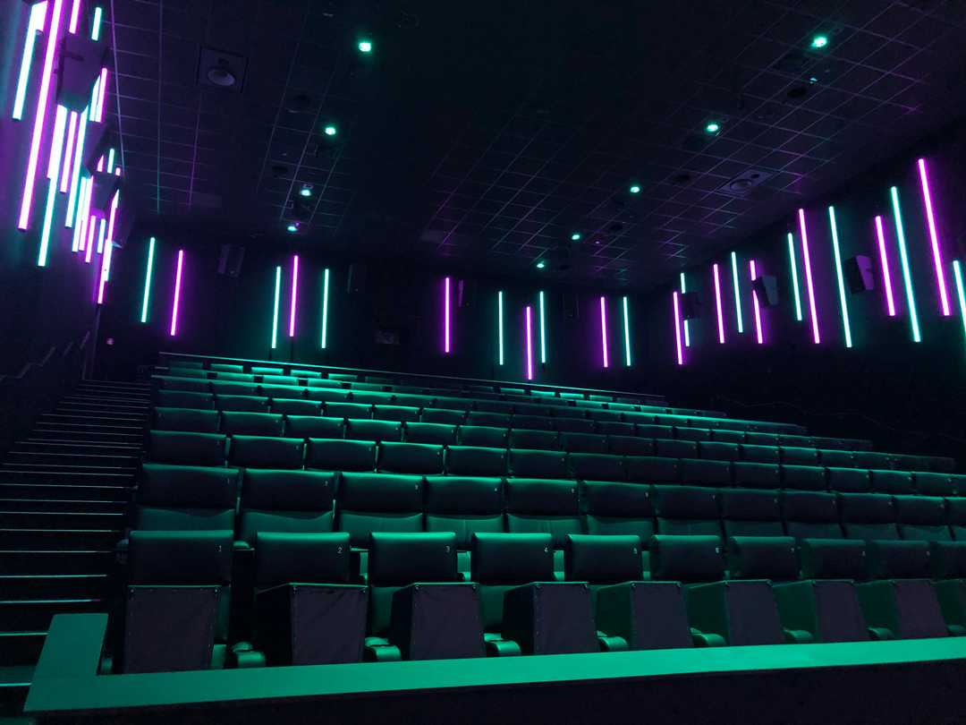 The theatre includes 15 halls with a total of 1,800 seats The theatre includes 15 halls with a total of 1,800 seats