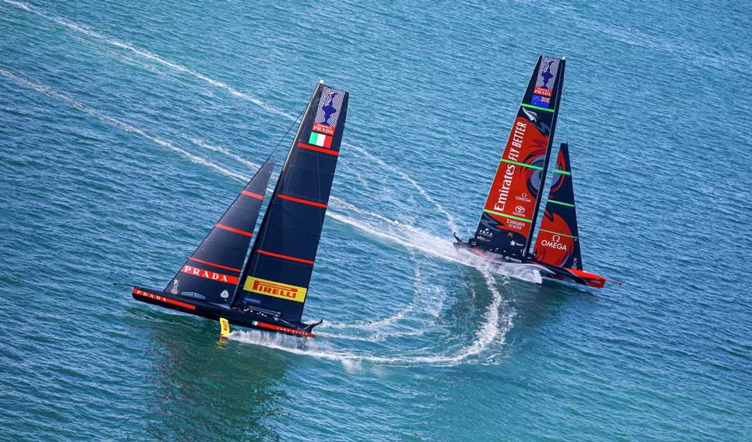 The races took place in the Hauraki Gulf off the coast of Auckland The races took place in the Hauraki Gulf off the coast of Auckland