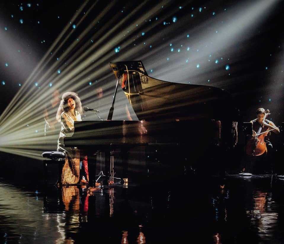 Judith Hill records her latest promotional video Judith Hill records her latest promotional video
