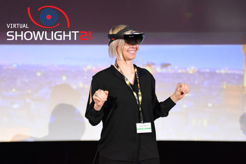 Scenes from Showlight 2017. No VR goggles are required to enjoy Virtual Showlight 2021!