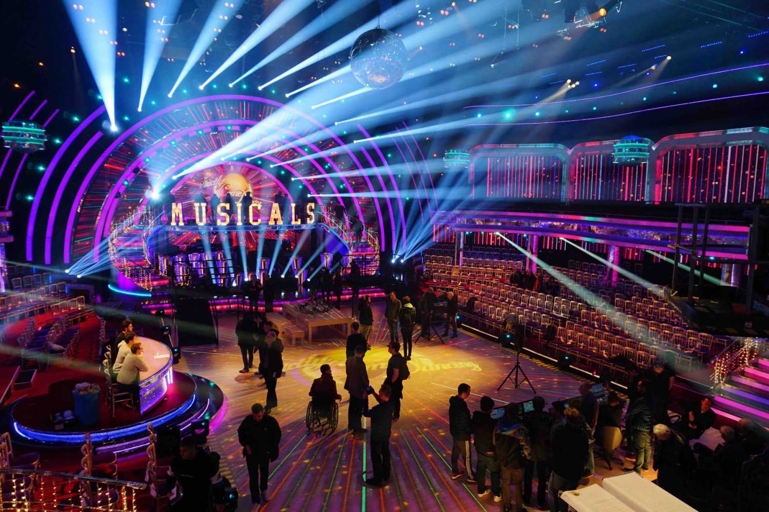 MDG ATMe's beautiful televisual haze on the BBC's Strictly Come Dancing © Strictly Come Dancing, BBC Studios. Lighting director, David Bishop