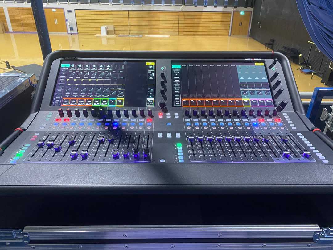 The Allen and Heath Avantis was supplied by AC-ET