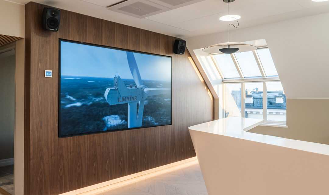 The site-wide loudspeaker system was individually measured with room acoustics analysis software The site-wide loudspeaker system was individually measured with room acoustics analysis software
