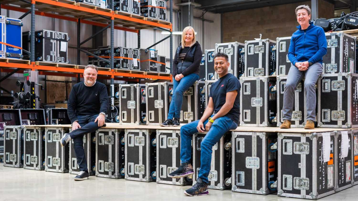 Founding members of We Make Events - from left to right James Gordon, Nicky Greet, Koy Neminathan and Peter Heath