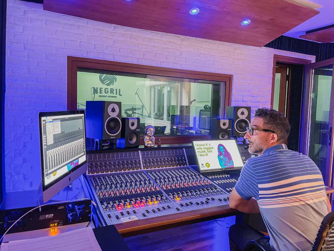 Fede Soto Roland in his Buenos Aires studio