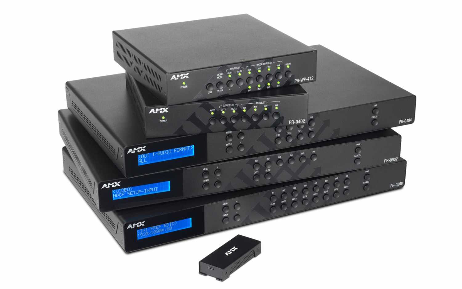 The debut includes four new Precis PR-Series matrix switchers