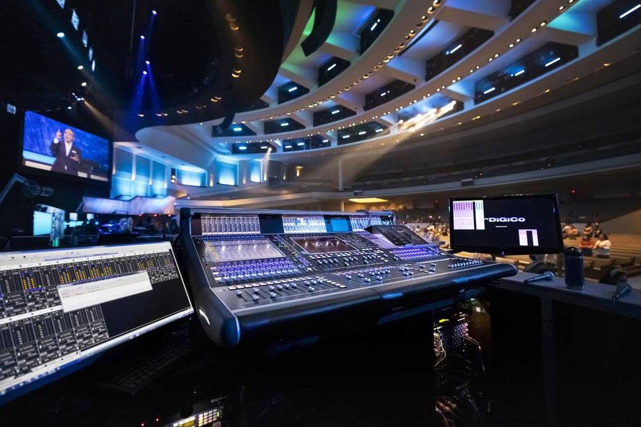 Paragon 360 recently installed three DiGiCo Quantum7 consoles at Prestonwood Baptist Church’s flagship location in Plano, Texas, plus one more in nearby Prosper