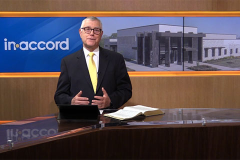 The In Accord TV set was designed by Kelly Cunningham